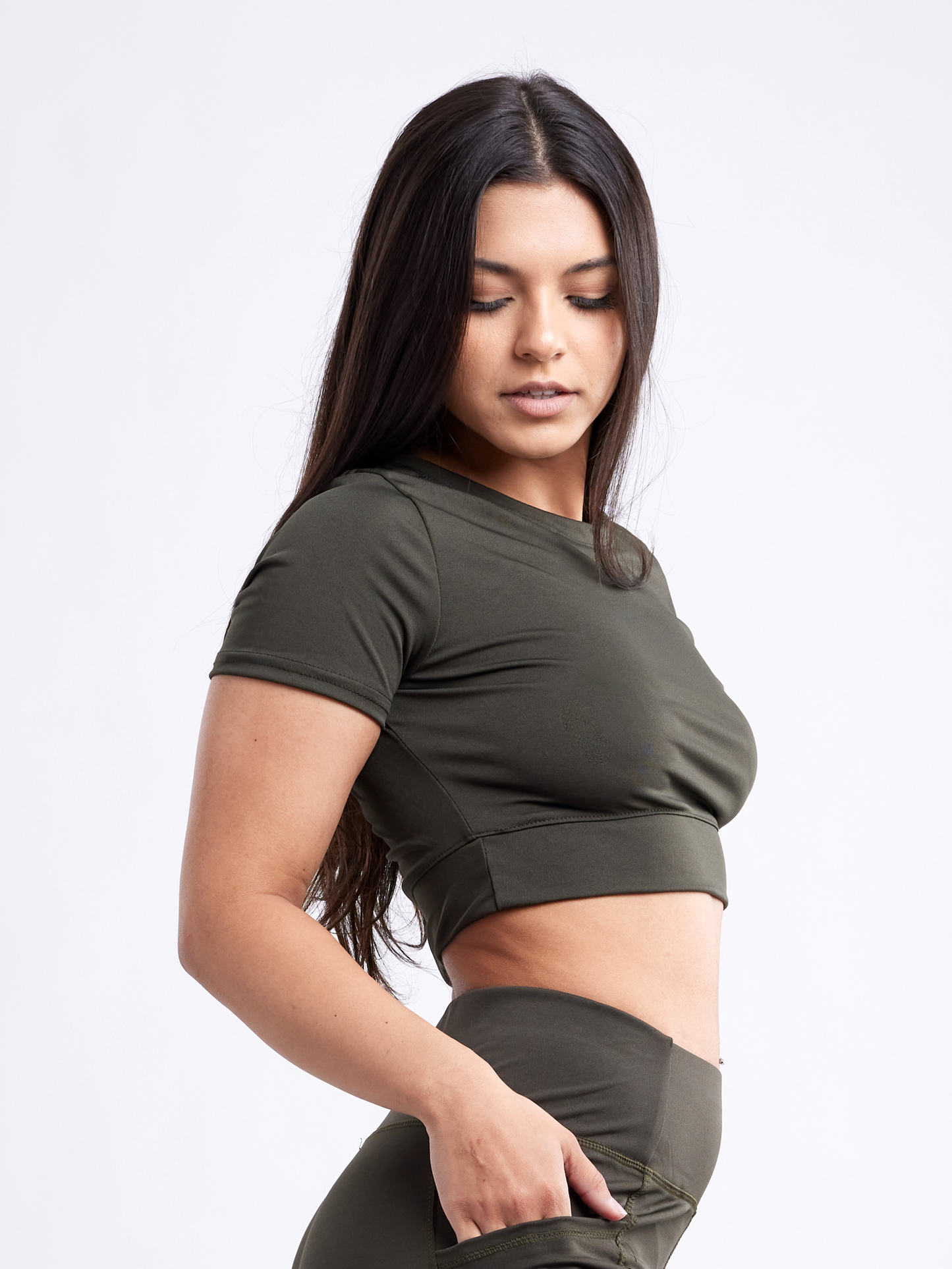 Short-Sleeve Crop Top | Women's Activewear - FitStyle