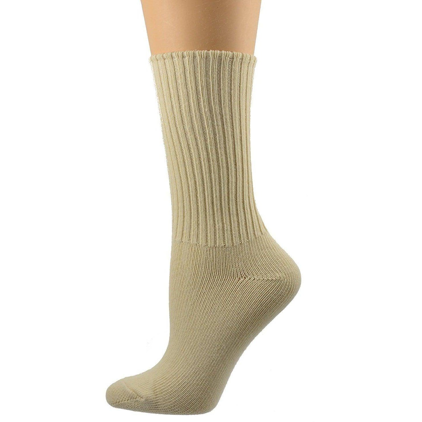 Organic Cotton Crew Socks for Women & Kids - Eco-friendly School Socks