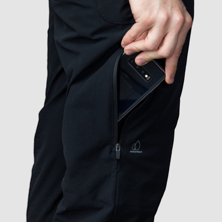 Adventure Pants - Men Black | All-weather Active Gear - OutfitOutdoors