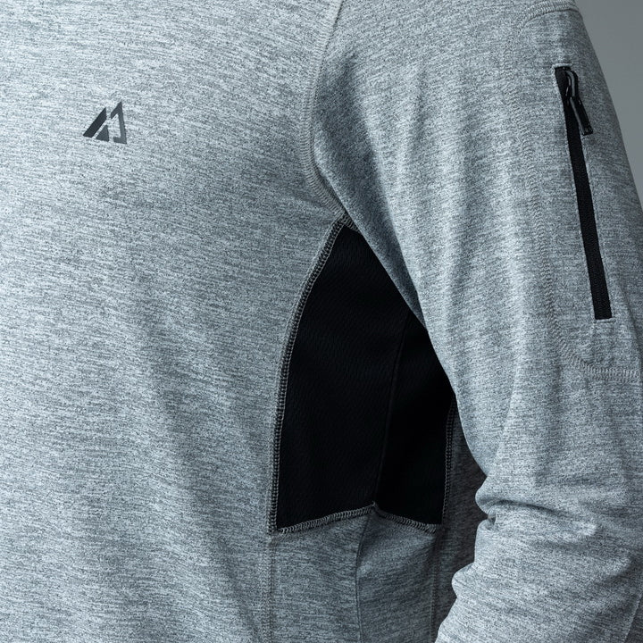Breathability & Comfort | QuickDry LS Shirt - Gray - OutfitOutdoors
