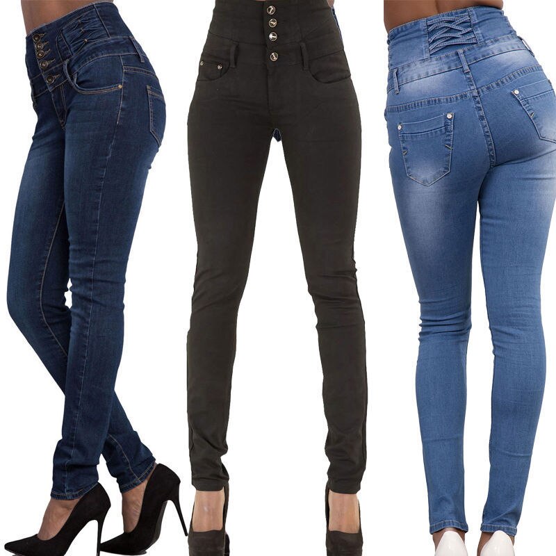 High Quality Wholesale Women's Denim Pencil Pants - Top Brand