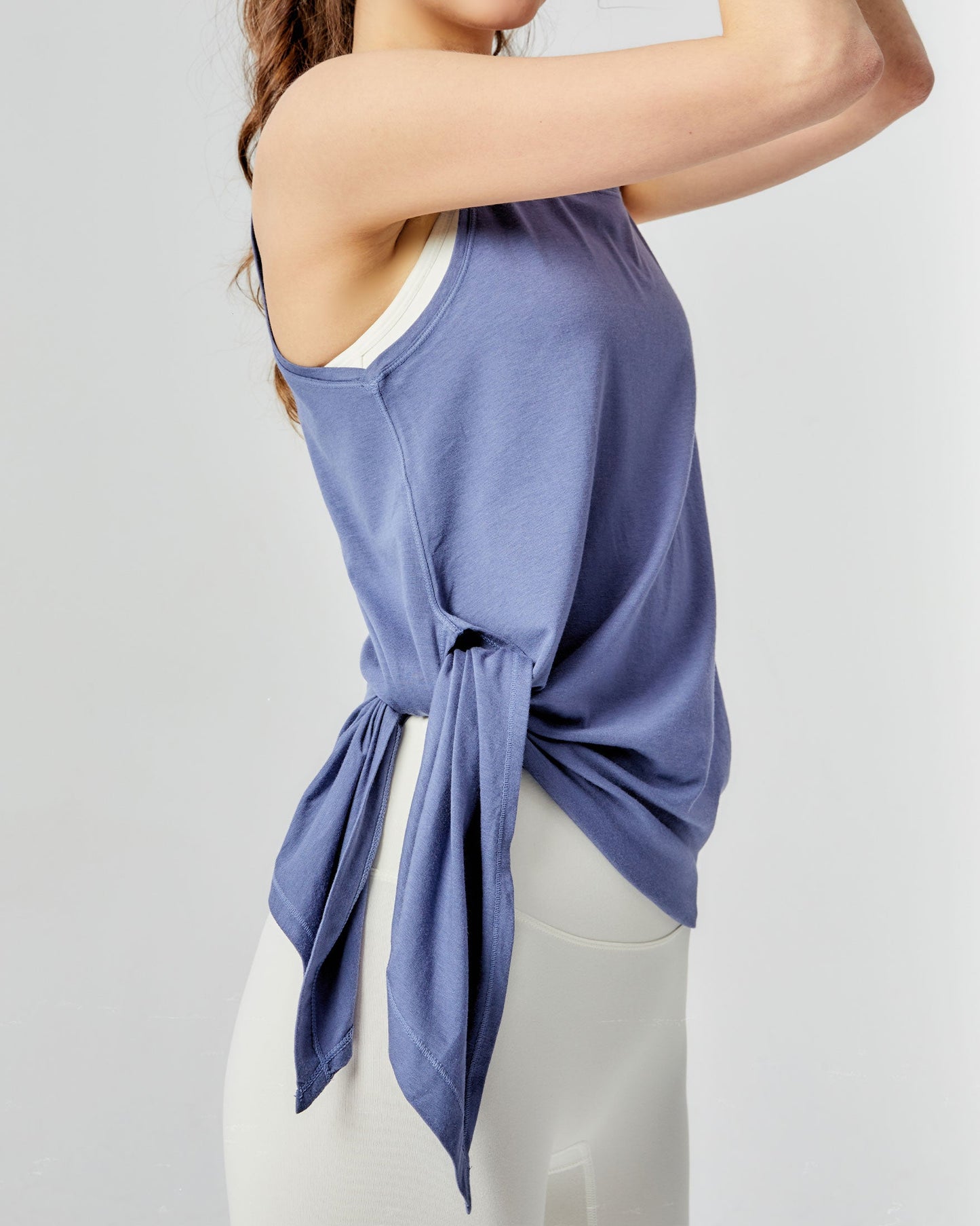 Workout Long Tie Tank - Lightweight & Comfortable - ActiveFit