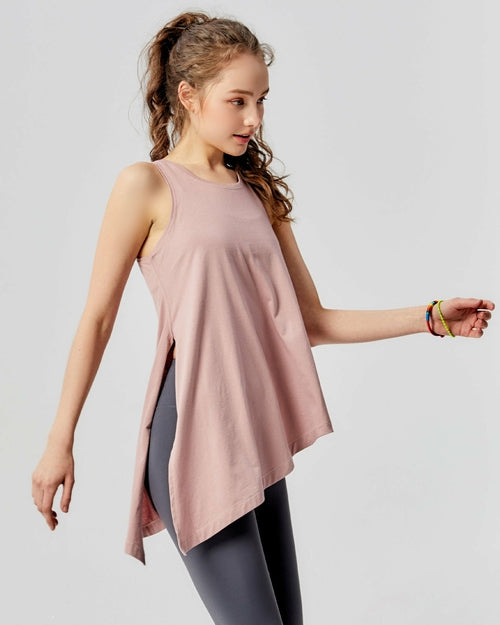 Workout Long Tie Tank - Lightweight & Comfortable - ActiveFit