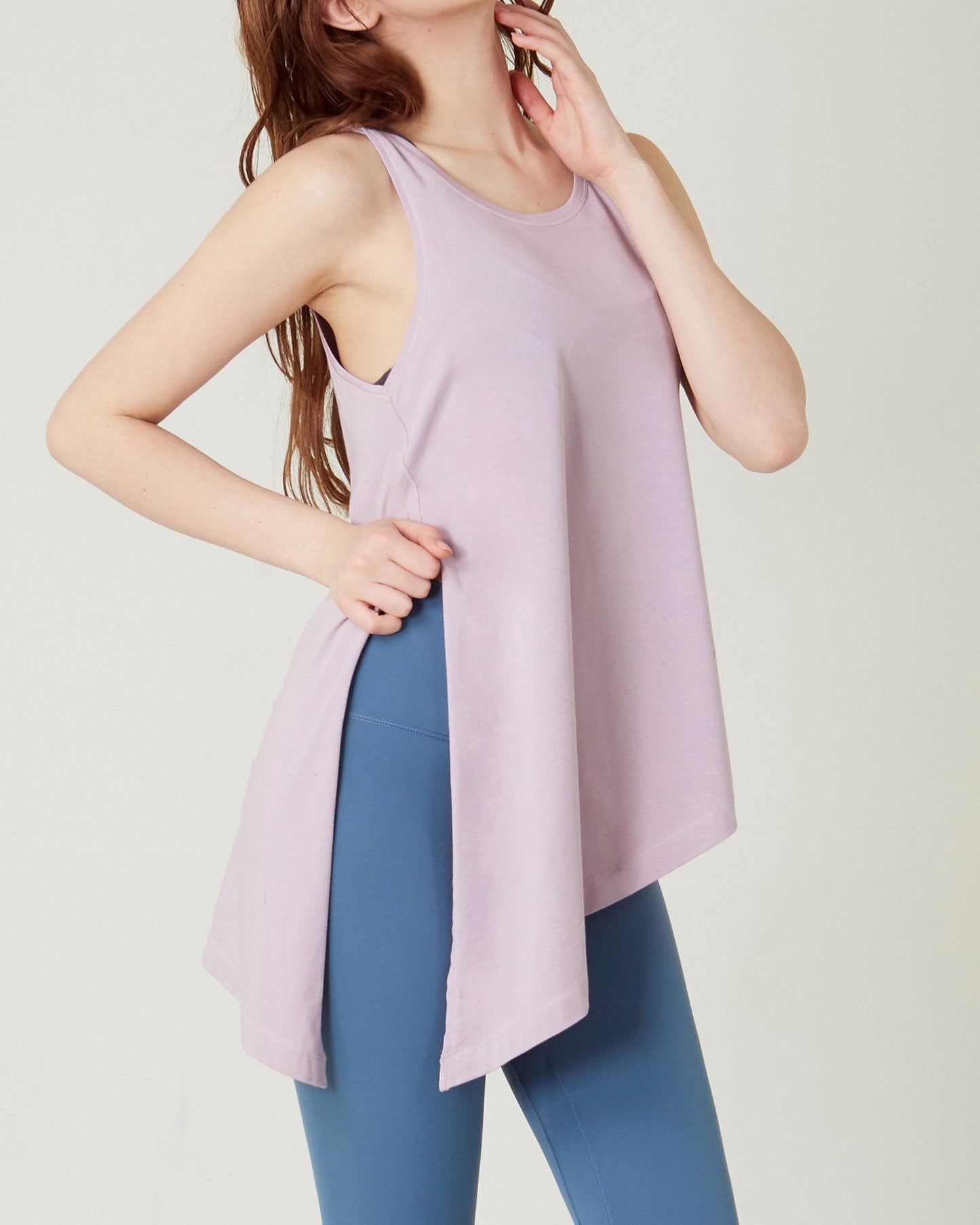 Workout Long Tie Tank - Lightweight & Comfortable - ActiveFit