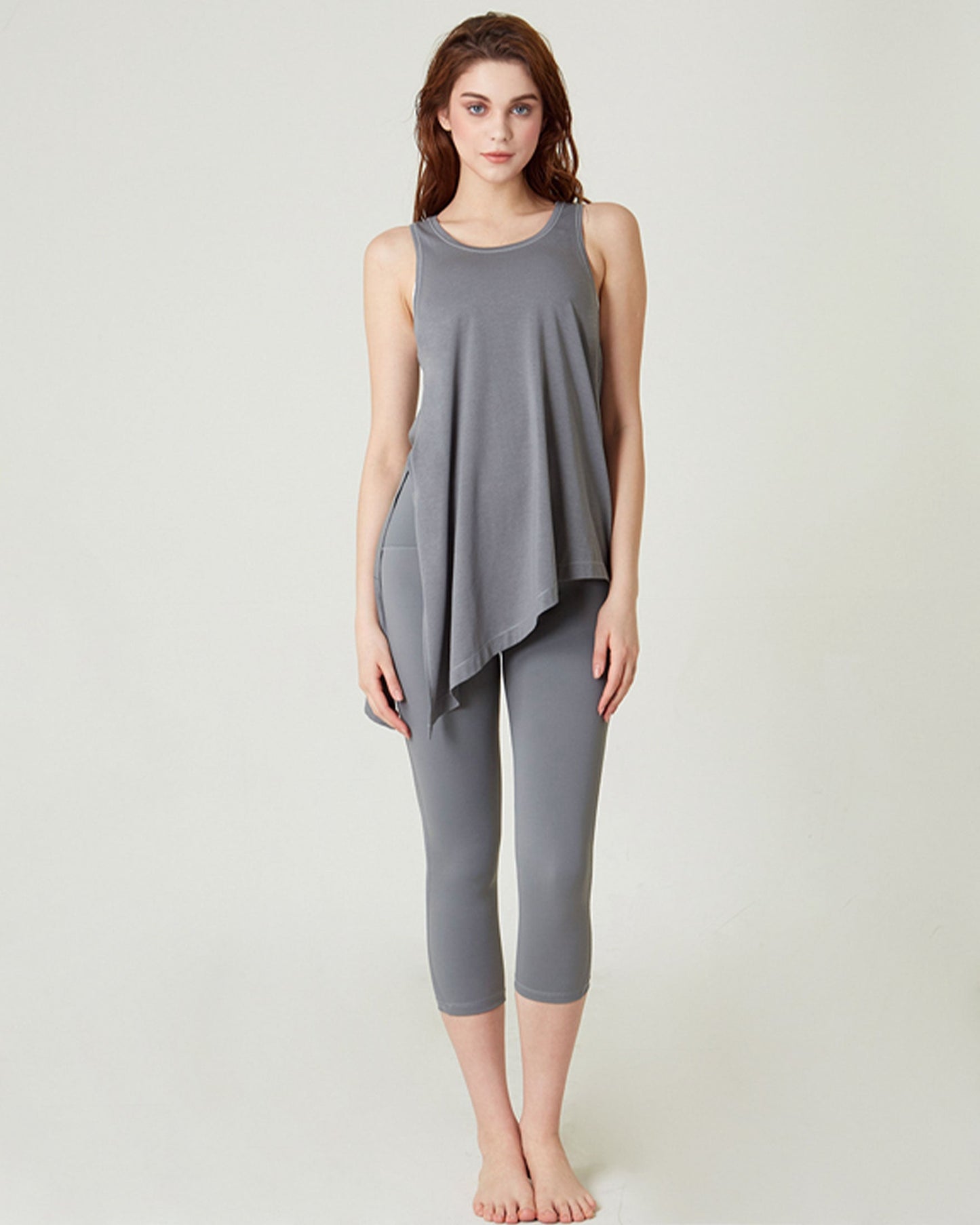 Workout Long Tie Tank - Lightweight & Comfortable - ActiveFit
