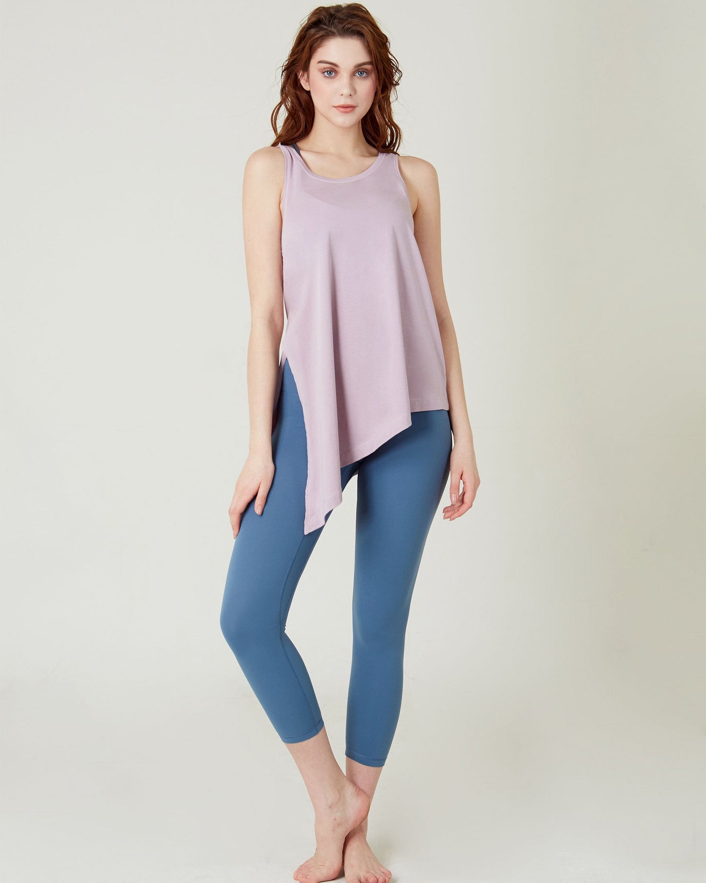 Workout Long Tie Tank - Lightweight & Comfortable - ActiveFit