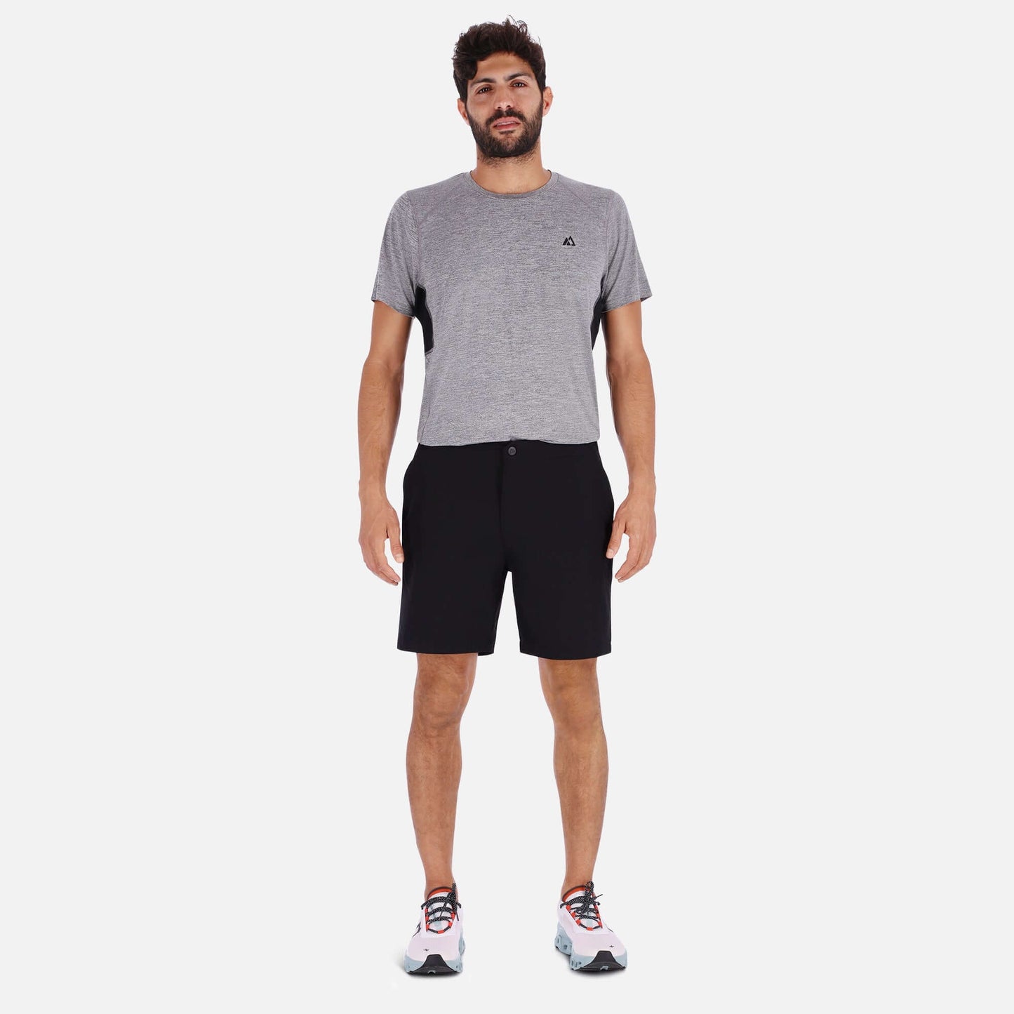 Men's Black Trail Shorts for Active Lifestyle - PeakOutdoors