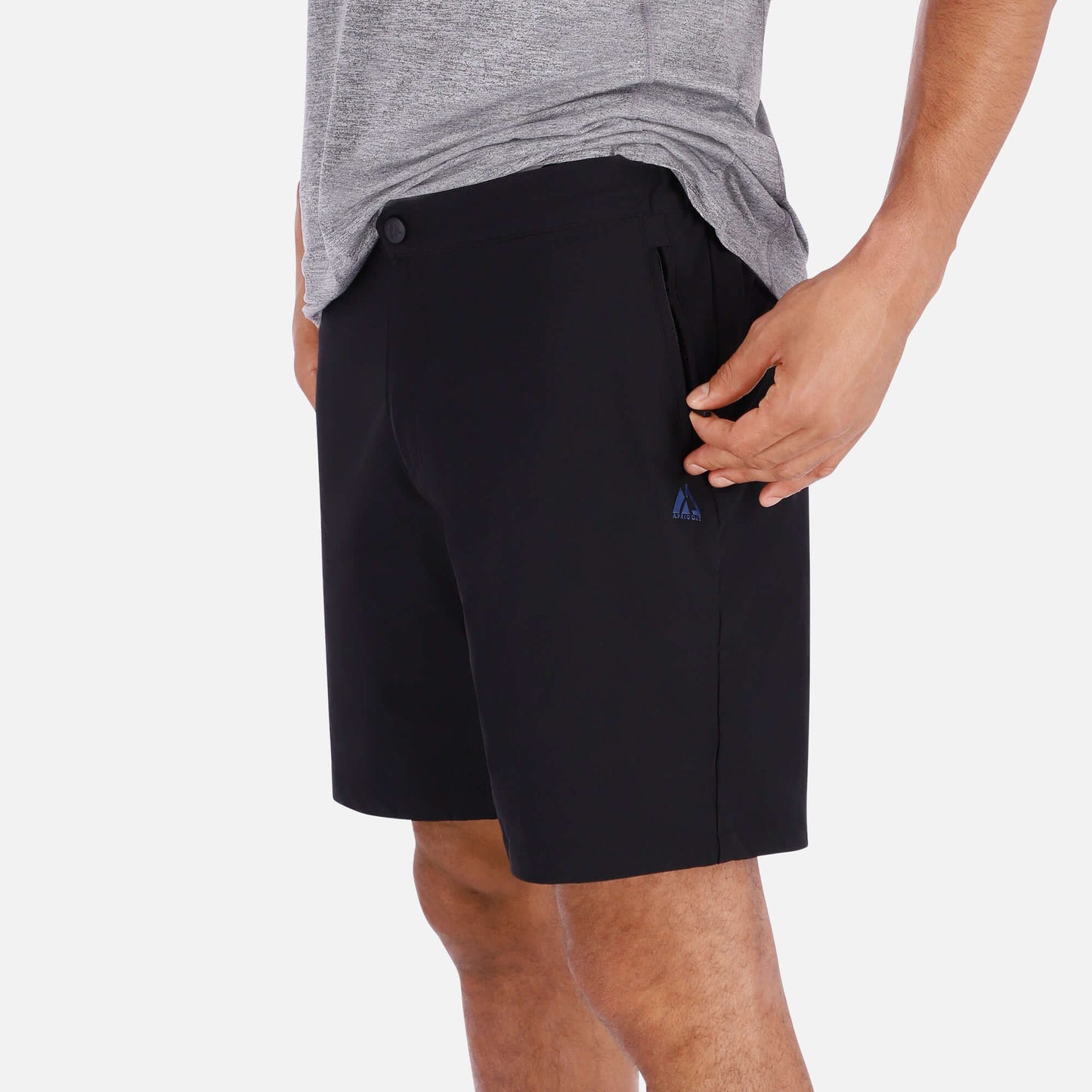 Men's Black Trail Shorts for Active Lifestyle - PeakOutdoors