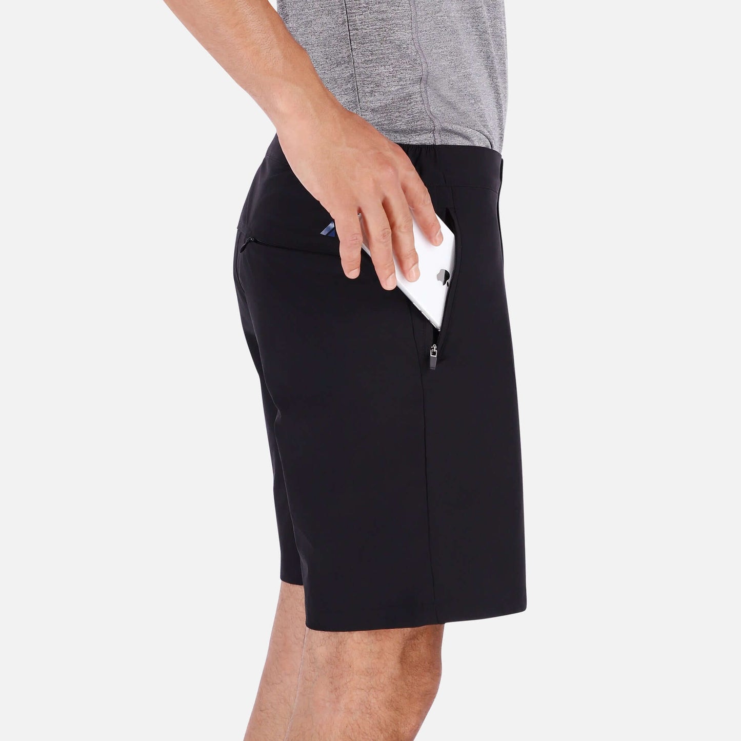 Men's Black Trail Shorts for Active Lifestyle - PeakOutdoors