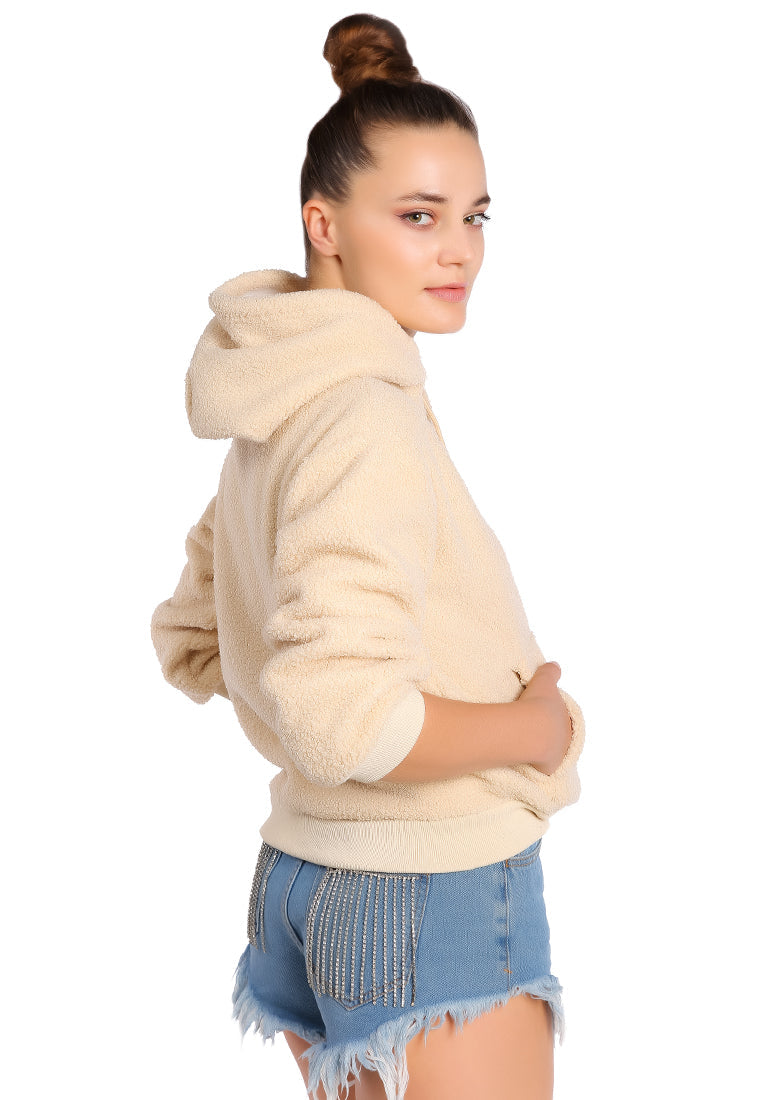 Warm & Cozy Soft Fleece Pullover Hoodie - Shop Now