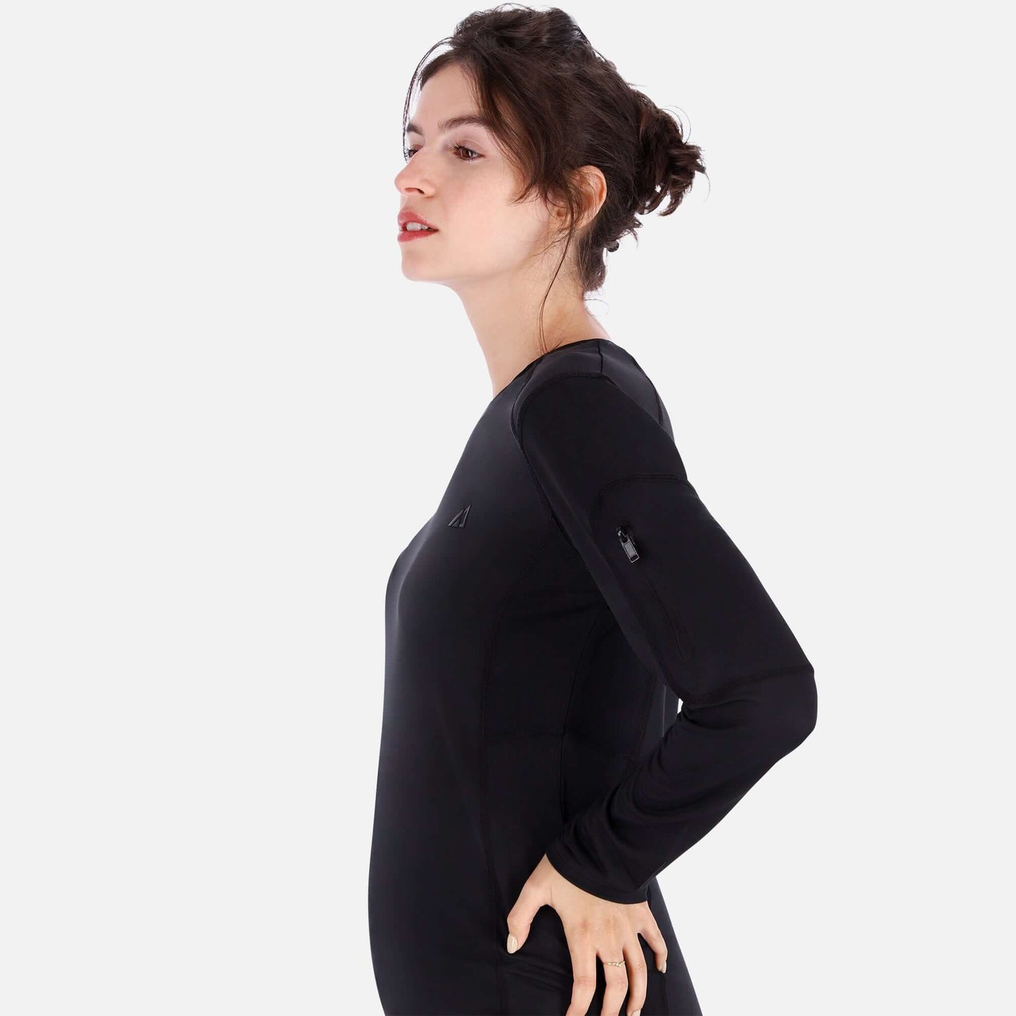 Moisture-Wicking QuickDry LS Shirt - Black