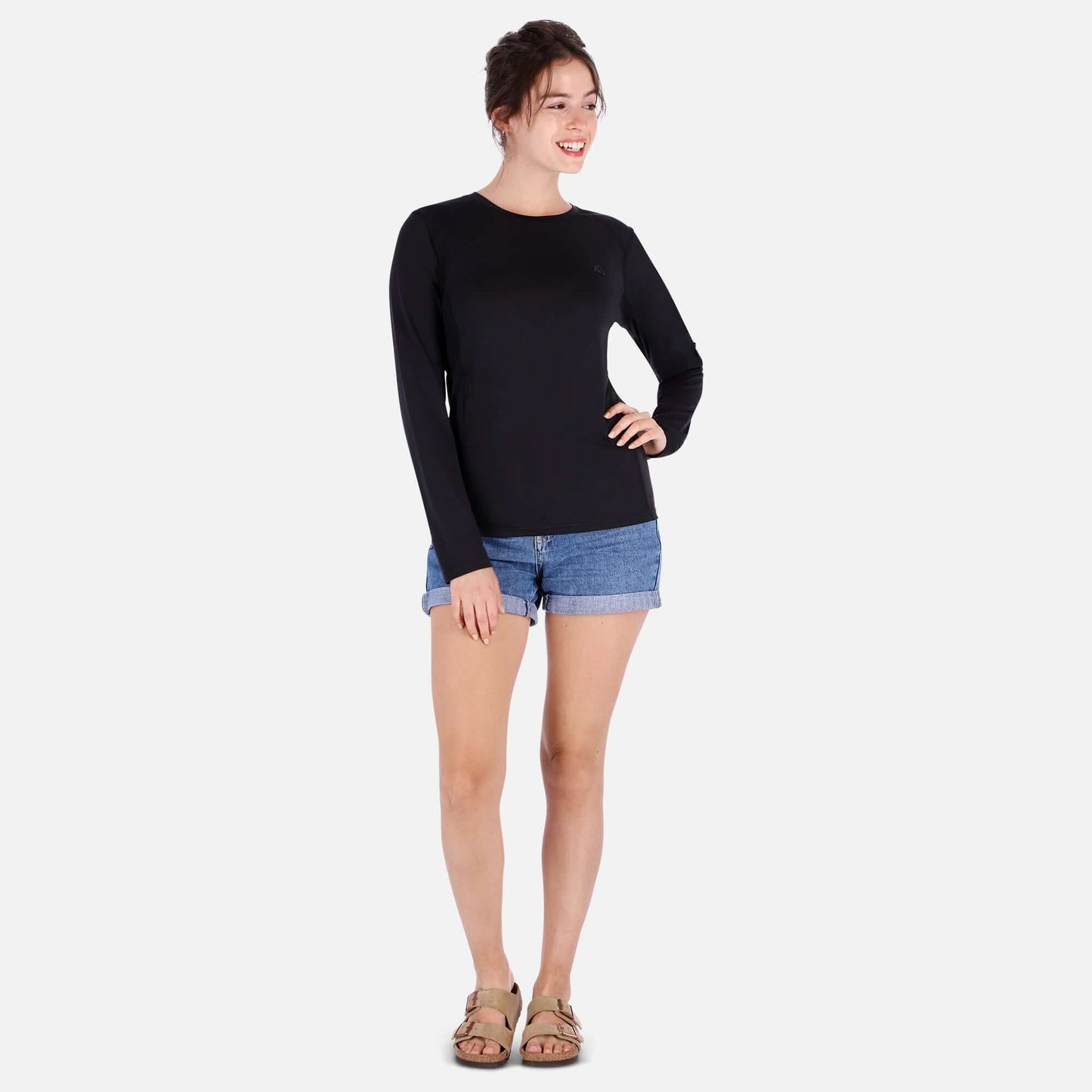 Moisture-Wicking QuickDry LS Shirt - Black