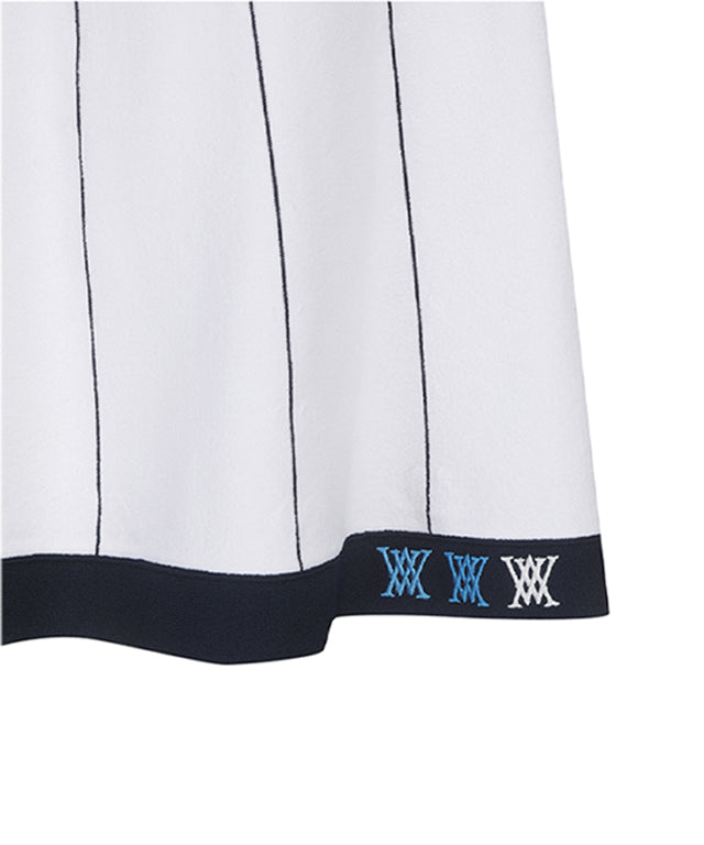 White Women's Preppy Golf Skirt - ANEW Golf