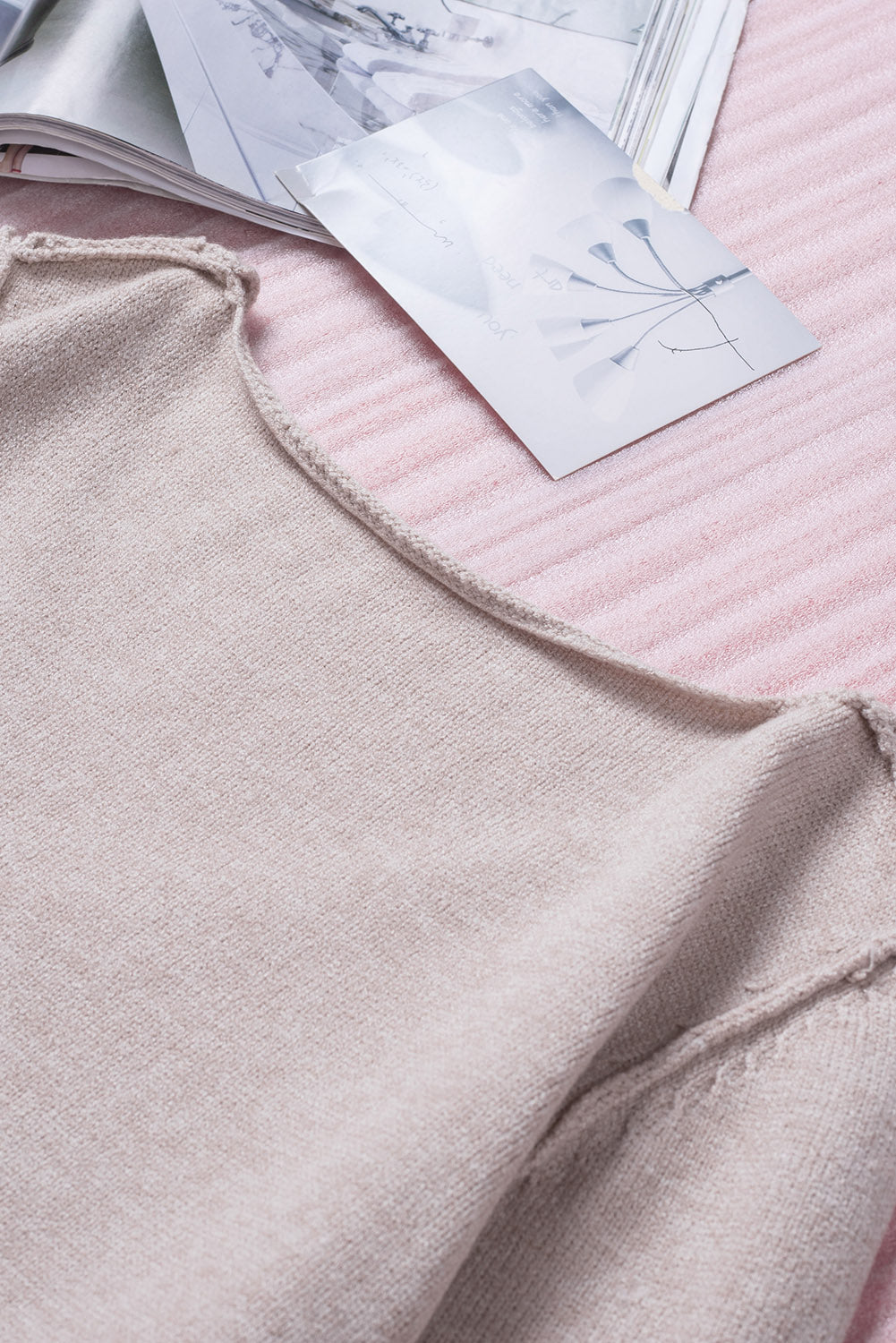 Winter Solid Color V Neck Tasseled Sweater - Stay Warm in Style