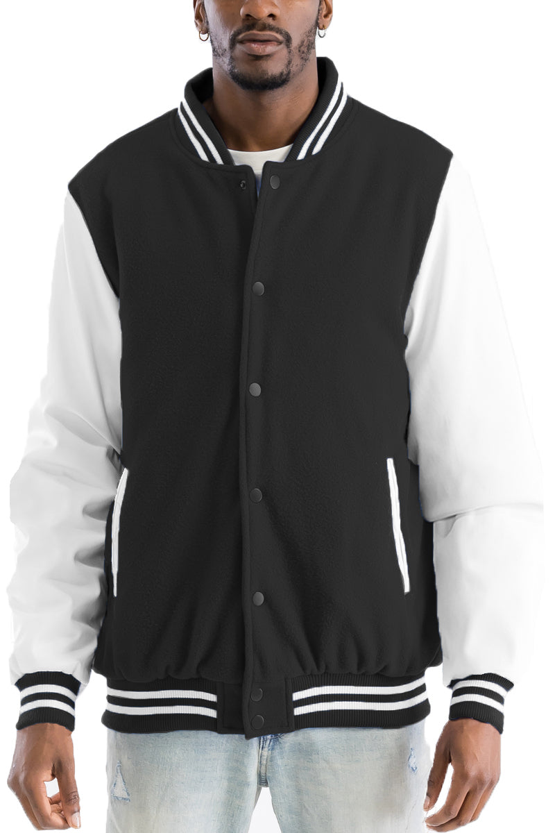 Varsity Letterman Jacket | Stylish & Comfortable | 100% Polyester - TrendSetter