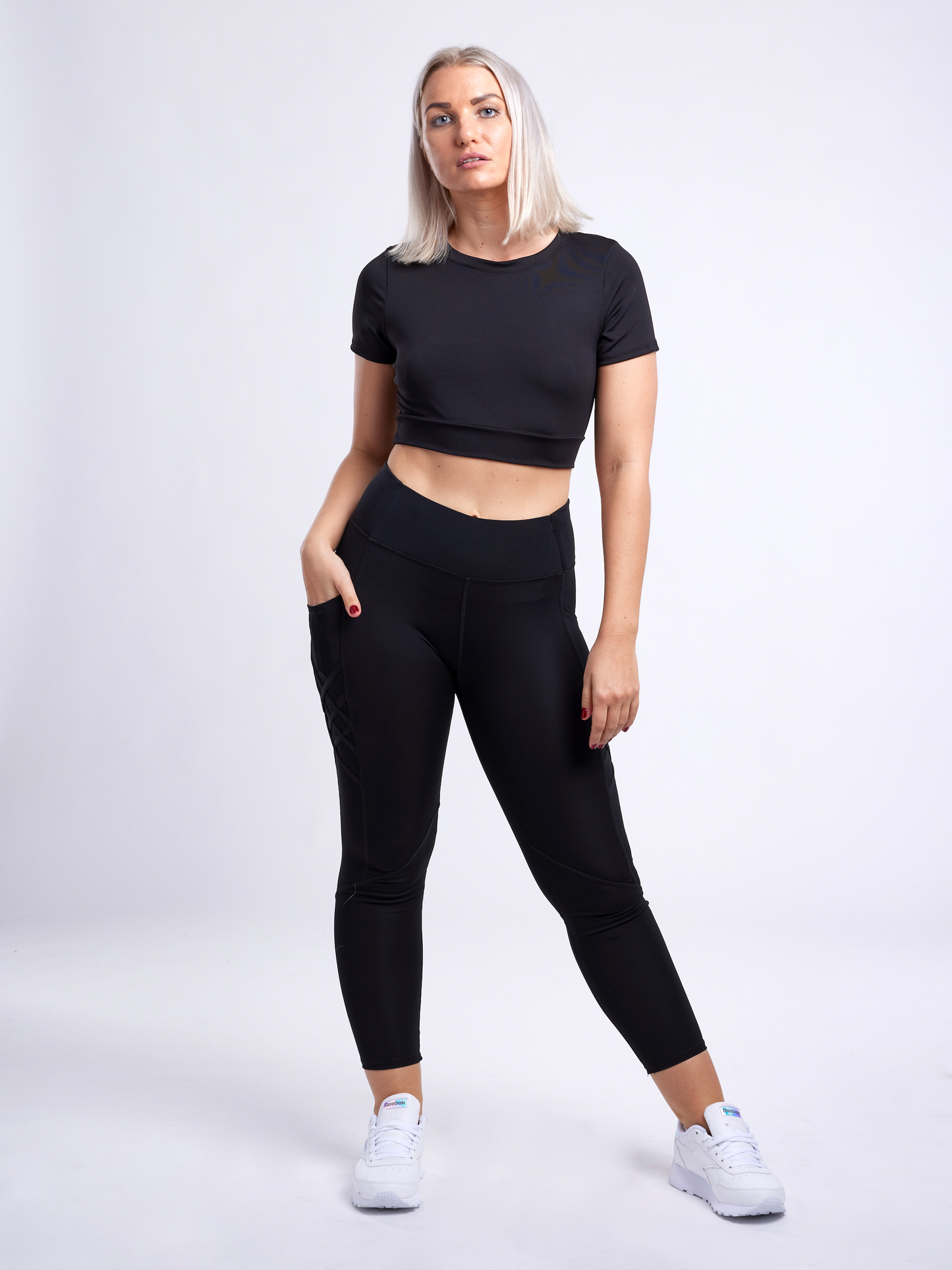 Short-Sleeve Crop Top | Women's Activewear - FitStyle