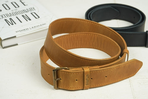 Personalized Leather Belts for Men & Women - Custom Buckles