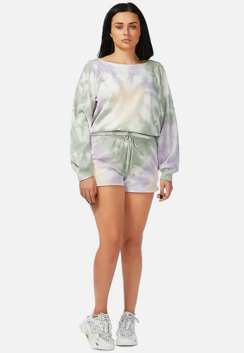 Tie Dye Sweat Top | Soft Fleece | Pastel Colors - Cozify Apparel