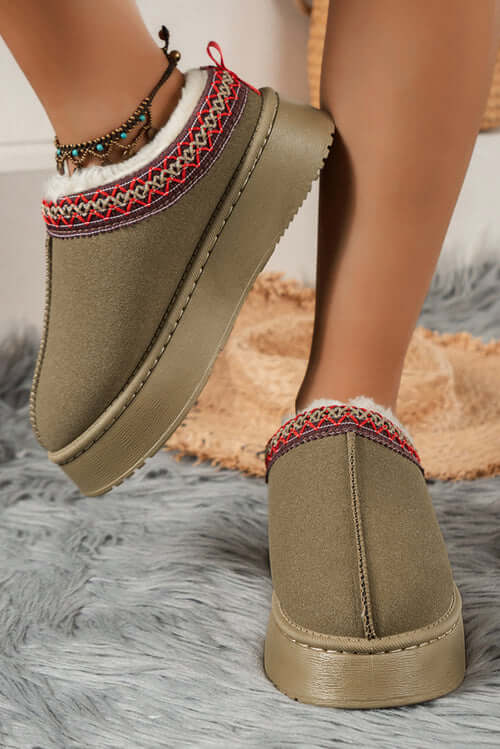 Warm & Comfortable Winter Snow Boots - Suede Plush Lining