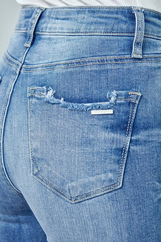 High-Rise Ankle Skinny Jeans | Contemporary Design - FashionFusion