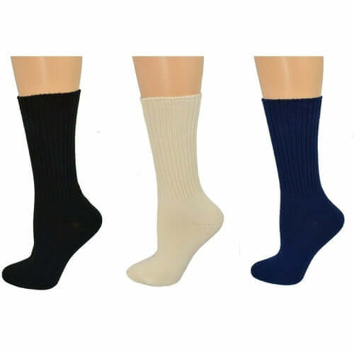 Organic Cotton Crew Socks for Women & Kids - Eco-friendly School Socks