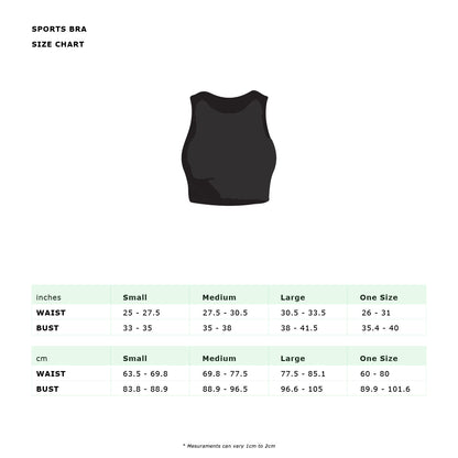 Blue Jungle Sports Bra | Edgy Design | Breathable Fabric - FitFusion