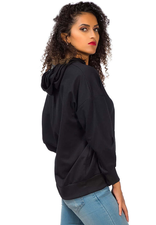 Warm Melange Pullover Drawstring Hoodie - Perfect for Winter