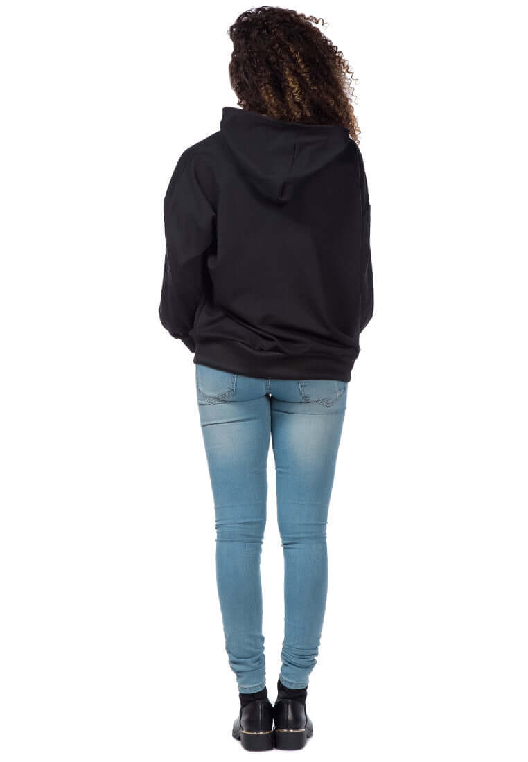 Warm Melange Pullover Drawstring Hoodie - Perfect for Winter