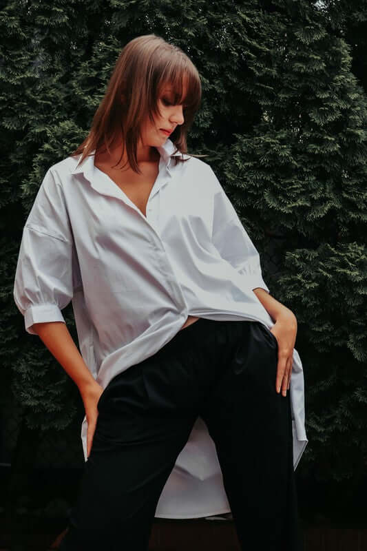 Short Sleeve Crew Neck Casual Blouse | Lightweight & Comfortable - TrendzApparel