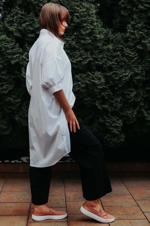 Short Sleeve Crew Neck Casual Blouse | Lightweight & Comfortable - TrendzApparel