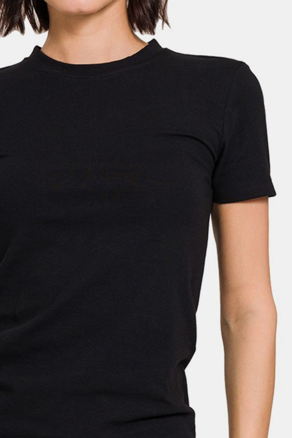 Zenana Crew Neck Short Sleeve T-Shirt - Lightweight & Comfortable