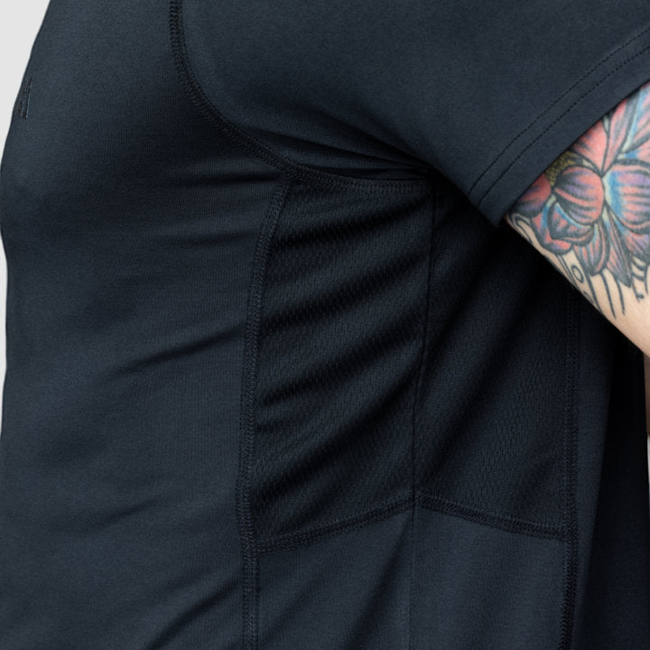 Moisture-Wicking QuickDry Shirt - Black | Active Wear
