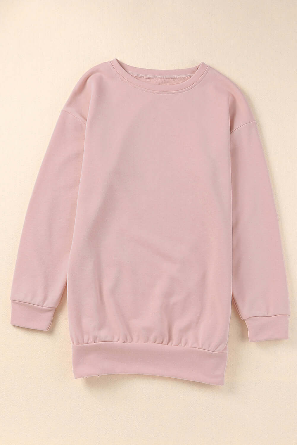 Pink Crew Neck Sweatshirt - Stylish & Comfortable