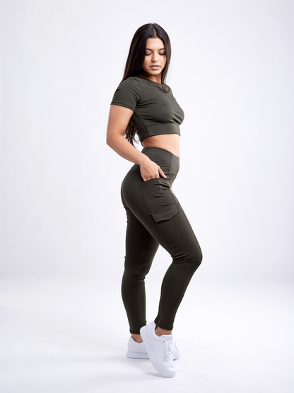 Short-Sleeve Crop Top | Women's Activewear - FitStyle
