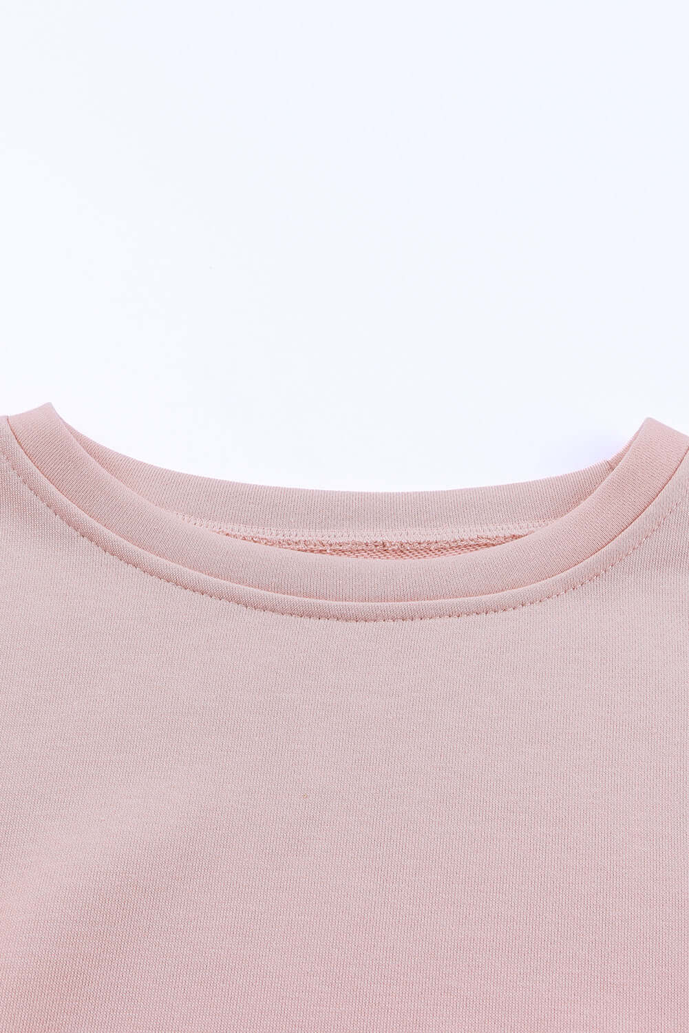 Pink Crew Neck Sweatshirt - Stylish & Comfortable