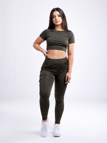 Short-Sleeve Crop Top | Women's Activewear - FitStyle