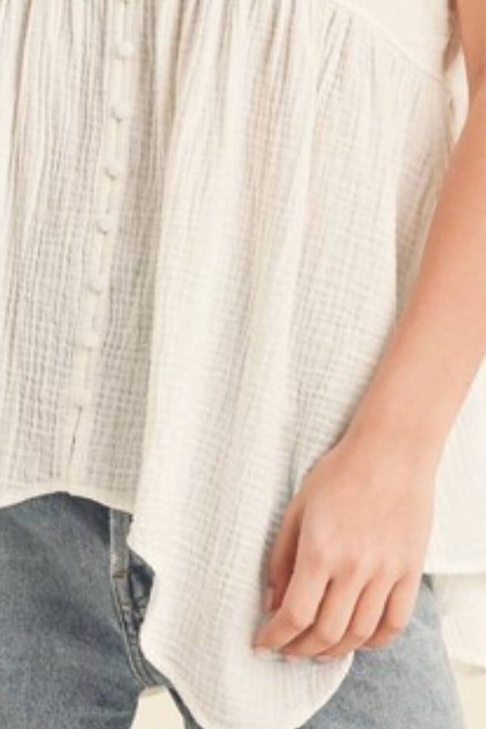 Stylish V-Neck Short Sleeve Blouse - Aemi + Co