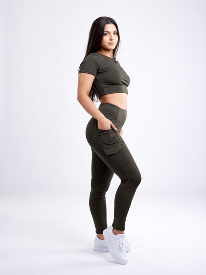 Short-Sleeve Crop Top | Women's Activewear - FitStyle