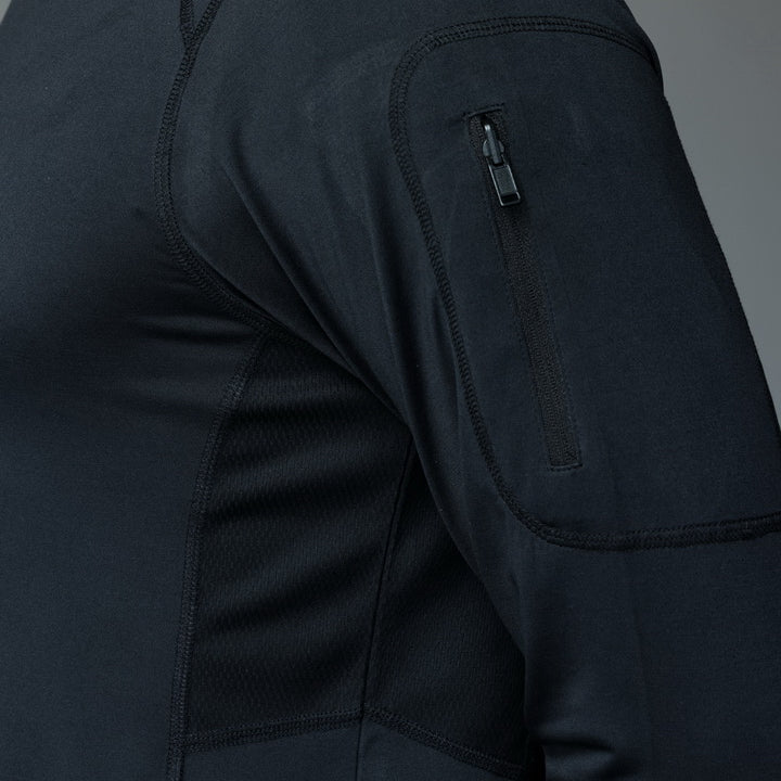 Breathability & Comfort - QuickDry LS Shirt - Black