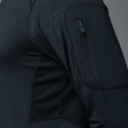 Breathability & Comfort - QuickDry LS Shirt - Black