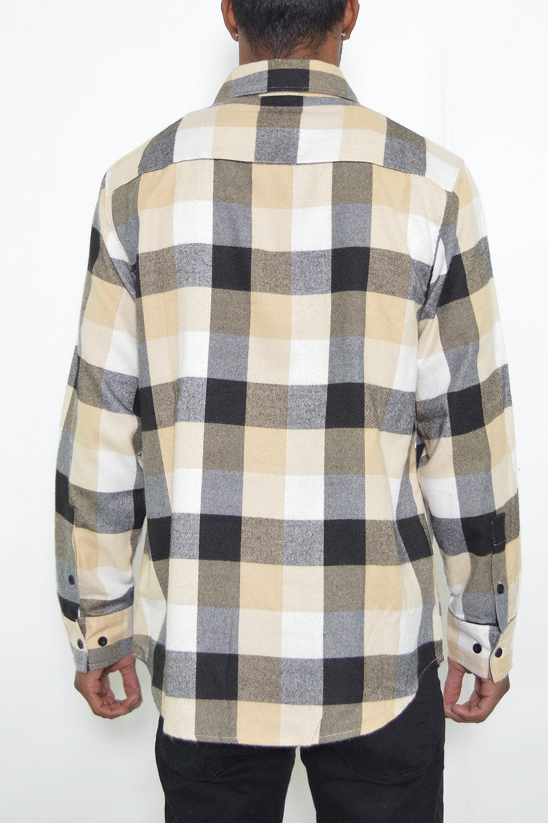 Plaid Sleeve Flannel Shirt - Stylish & Comfortable | BrandName