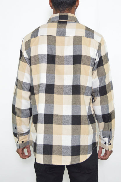Plaid Sleeve Flannel Shirt - Stylish & Comfortable | BrandName