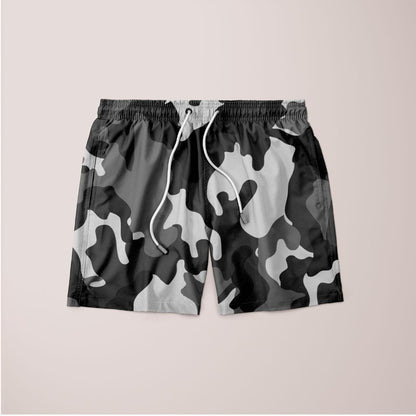 Grey Camo Shorts for Men - Stylish & Comfy | Unique Design - YourBrand