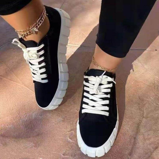 Platform Women Sneaker | Breathable Comfort | Trendy Style - Step-Up