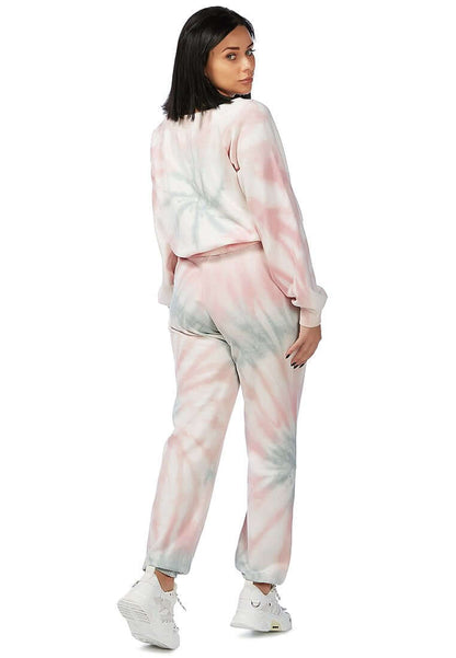 Tie Dye Sweat Top | Soft Fleece | Pastel Colors - Cozify Apparel