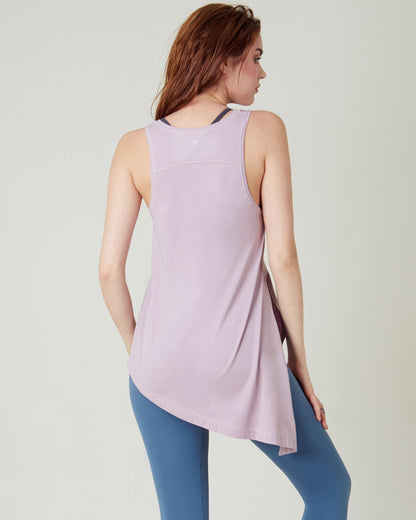 Workout Long Tie Tank - Lightweight & Comfortable - ActiveFit