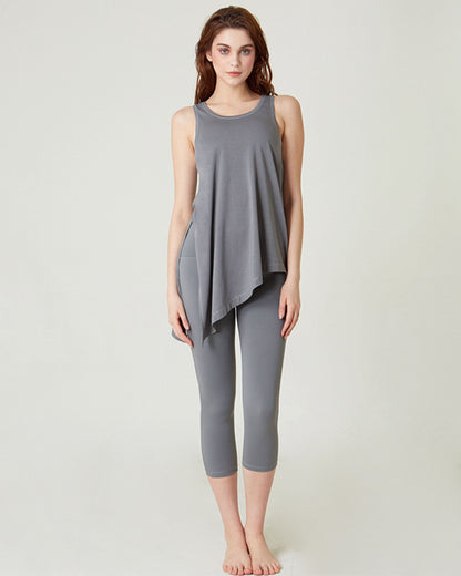 Workout Long Tie Tank - Lightweight & Comfortable - ActiveFit