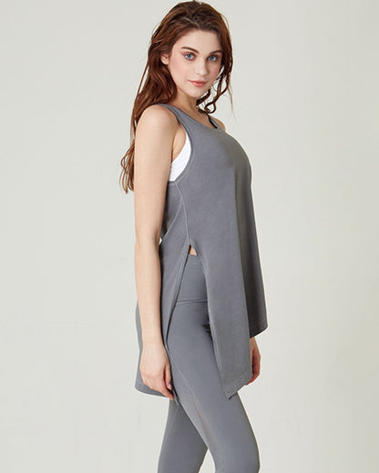 Workout Long Tie Tank - Lightweight & Comfortable - ActiveFit