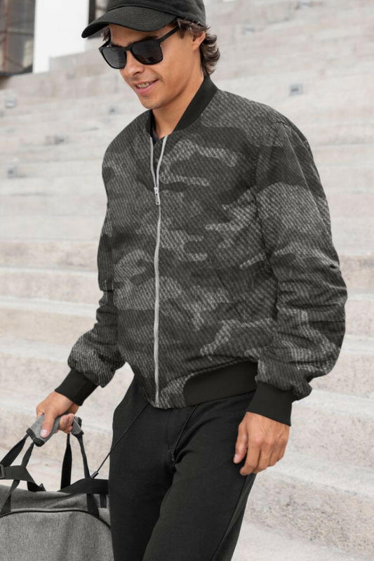 High-quality premium bomber jacket designed for style and comfort, perfect for any casual occasion.