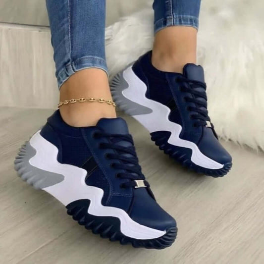 Summer Women's Sneakers | Thick Bottom Canvas | Casual Shoes - Trendify